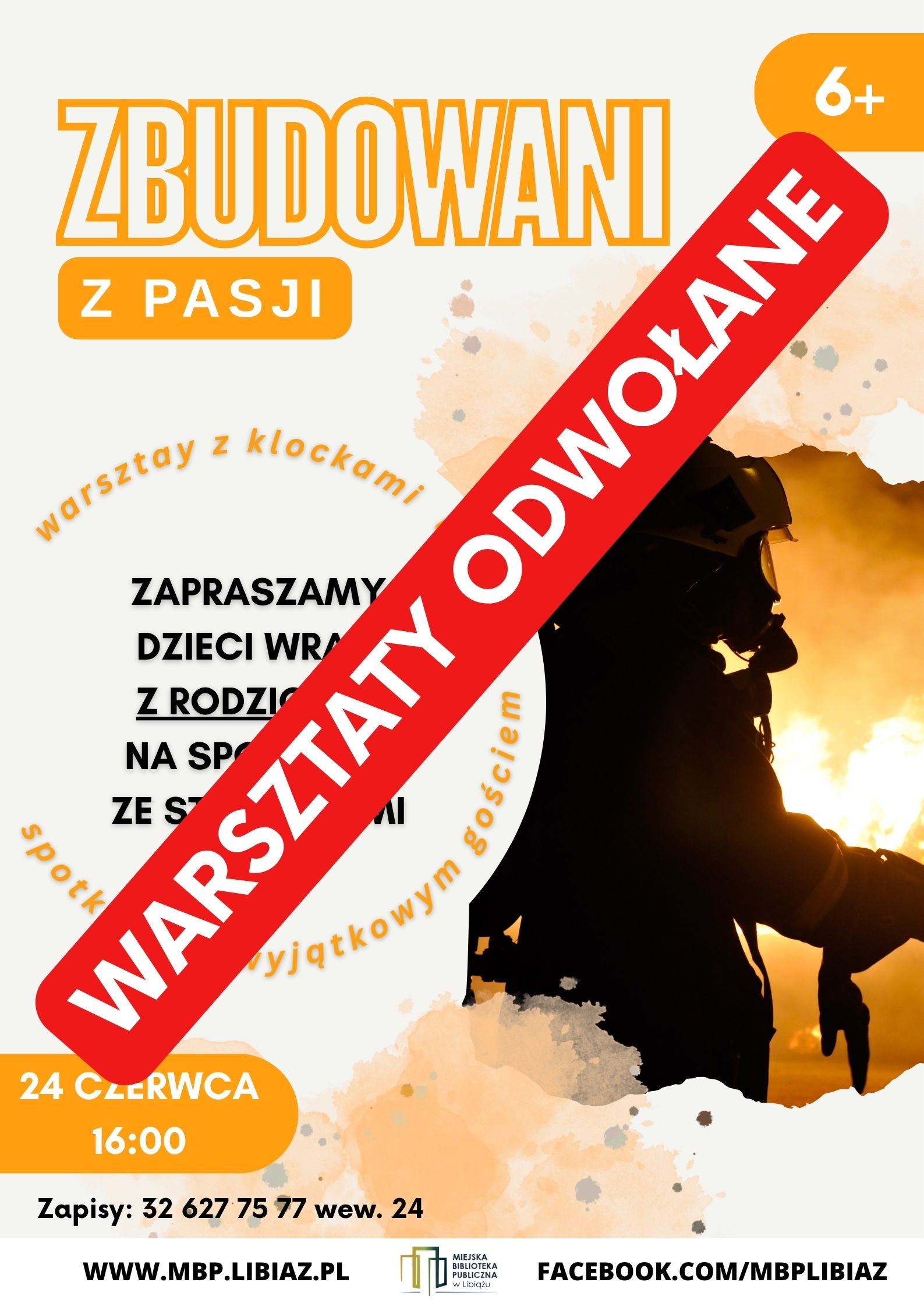 Zbudowani z pasji – warsztaty odwołane