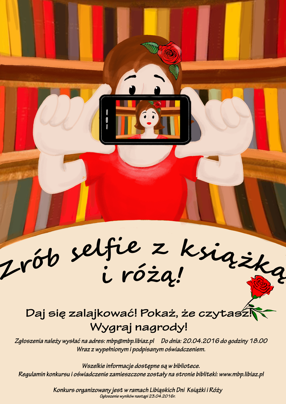 selfie-z-ksiazka_plakat