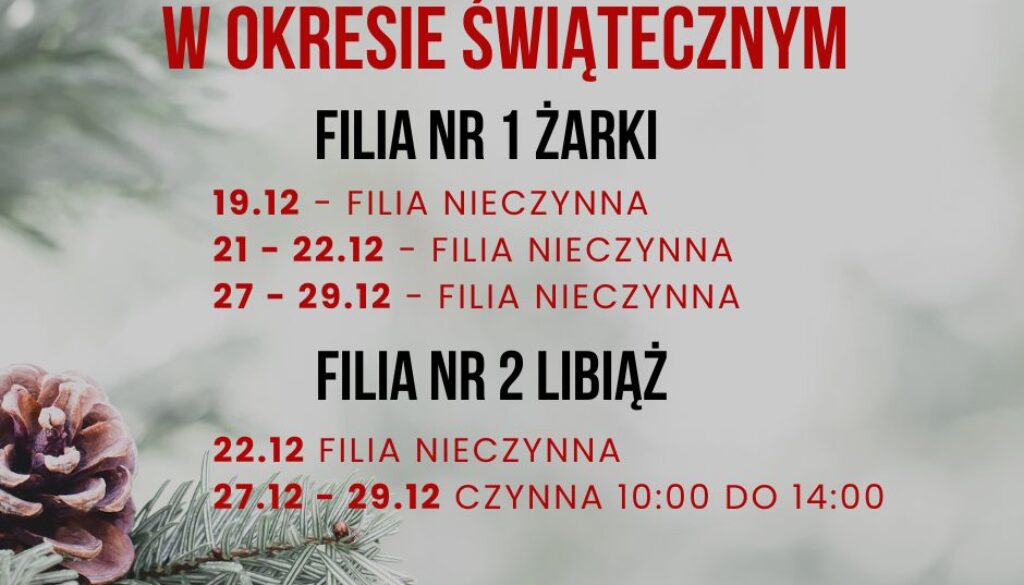 godziny otwarcia 2023 święta