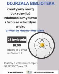 Wykład w ramach Dojrzałej Biblioteki