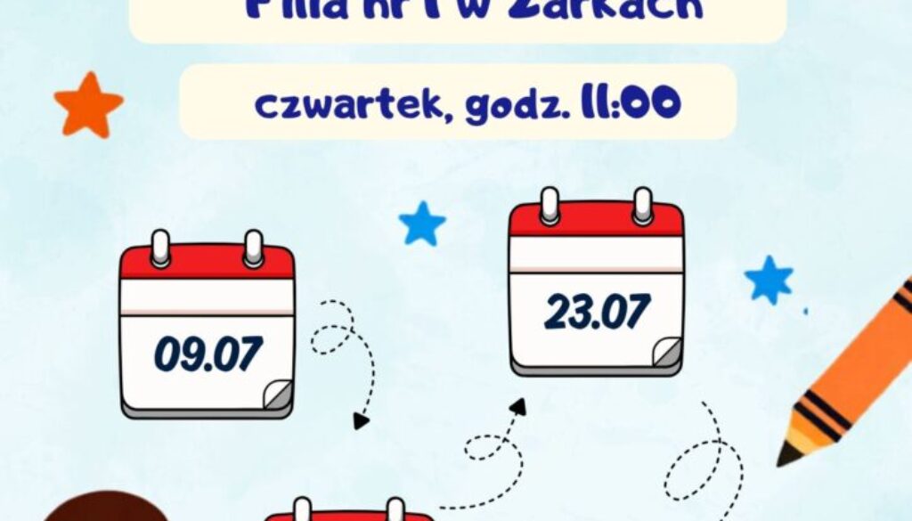 Plakat dla dzieci - wariant 2