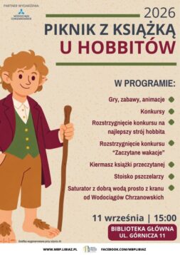 Plakat Jesienny piknik z książką (1)